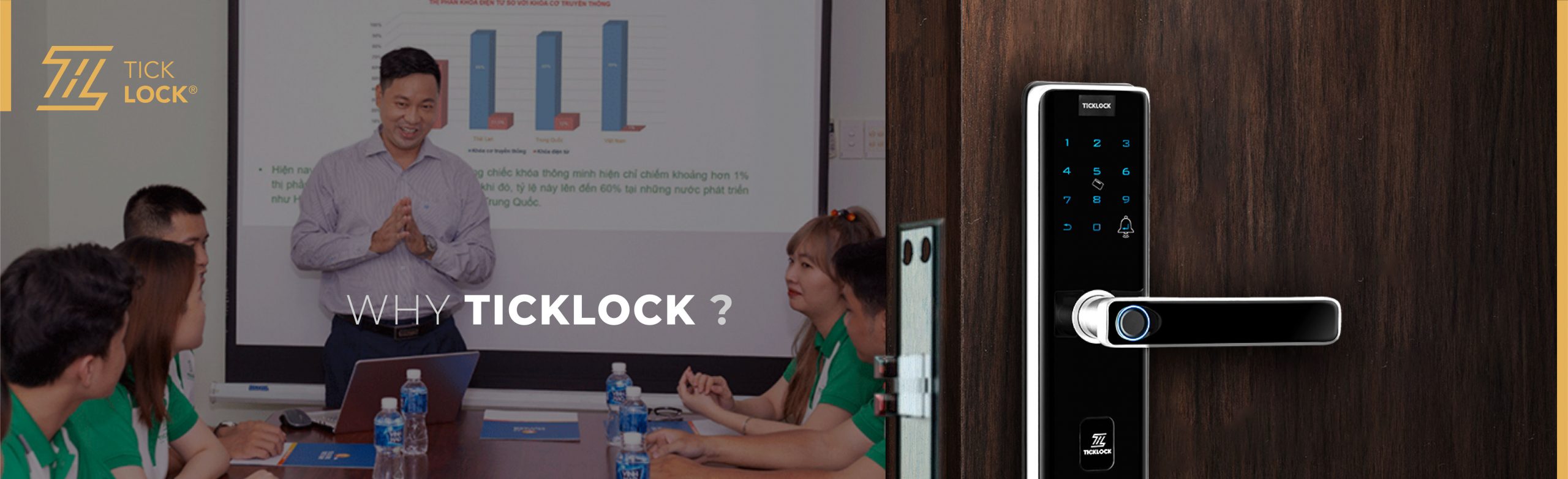 Khóa cửa thông minh TICKLOCK Việt Nam