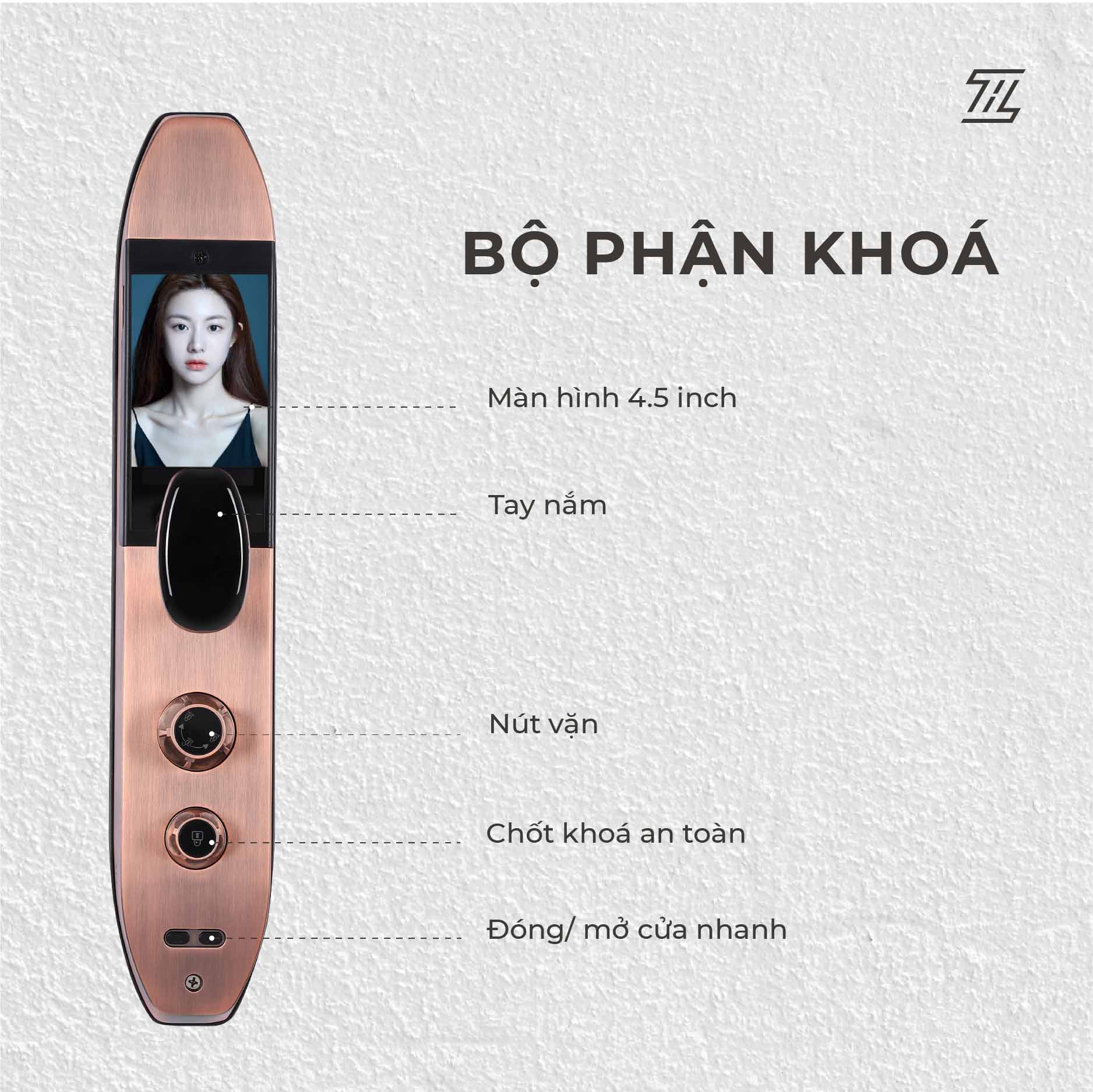 Cấu tạo của khóa TICKLOCK PUSH PULL A850