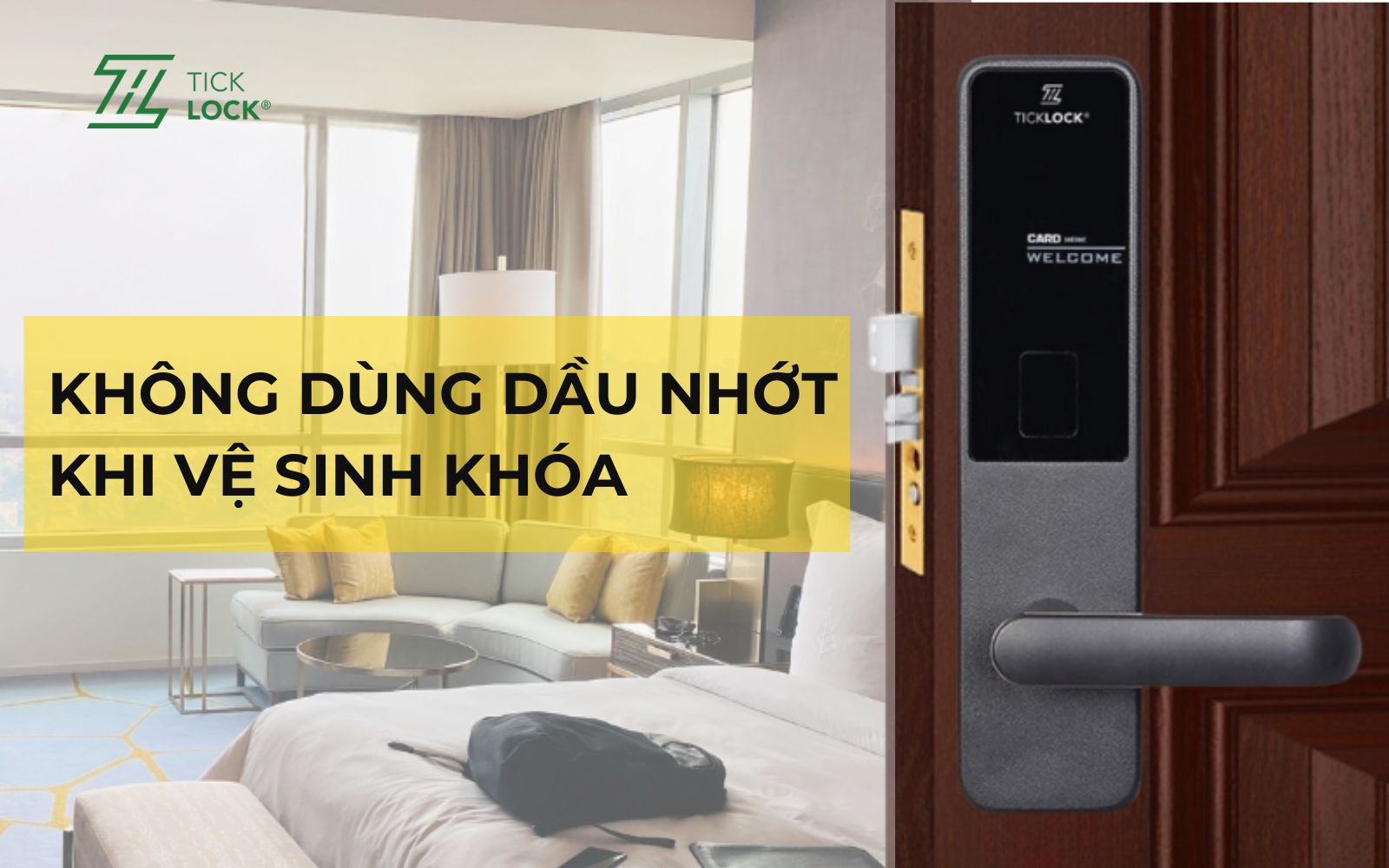 Kinh nghiệm khi vệ sinh khóa điện tử