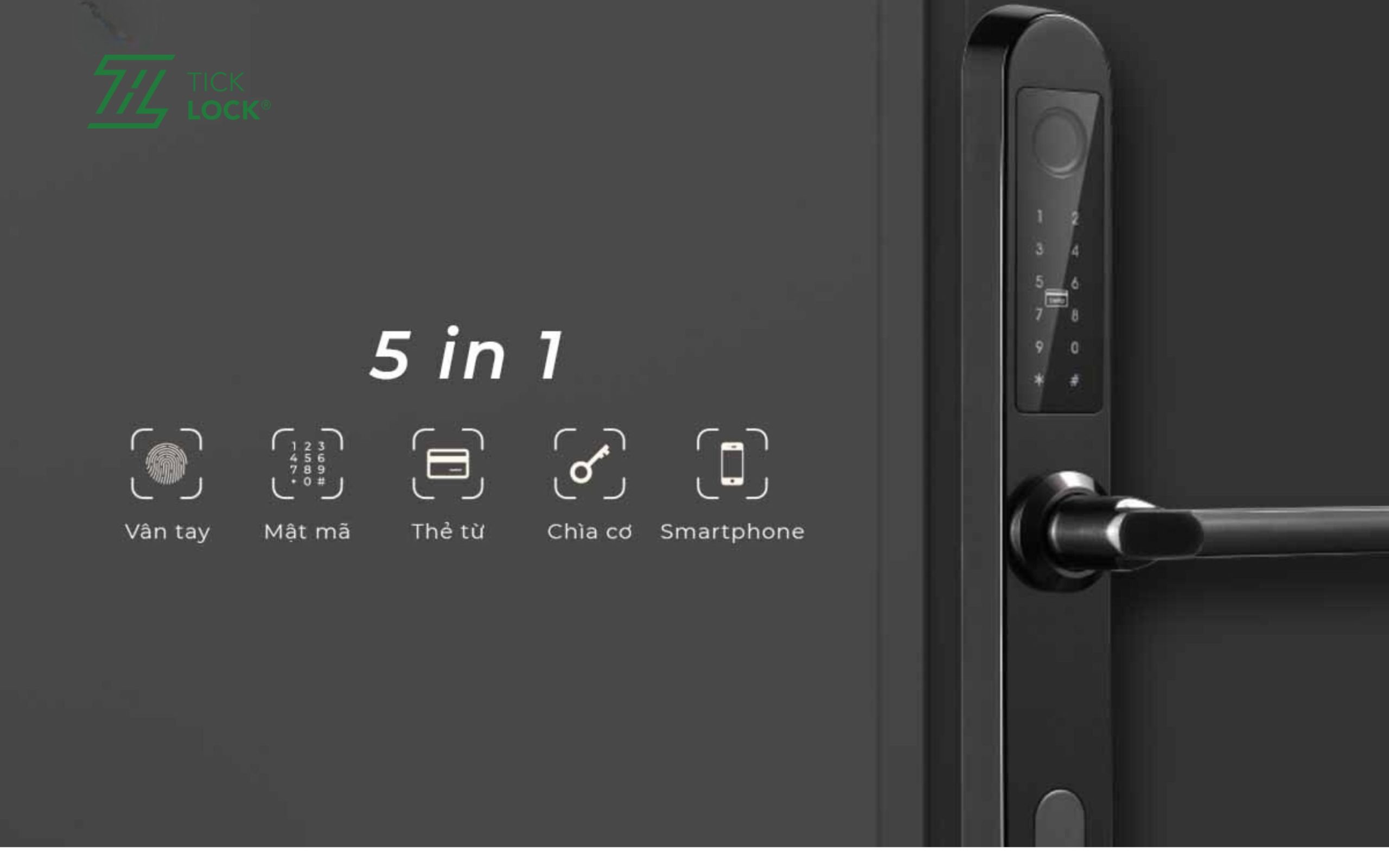 Các cách mở khóa trên khóa vân tay