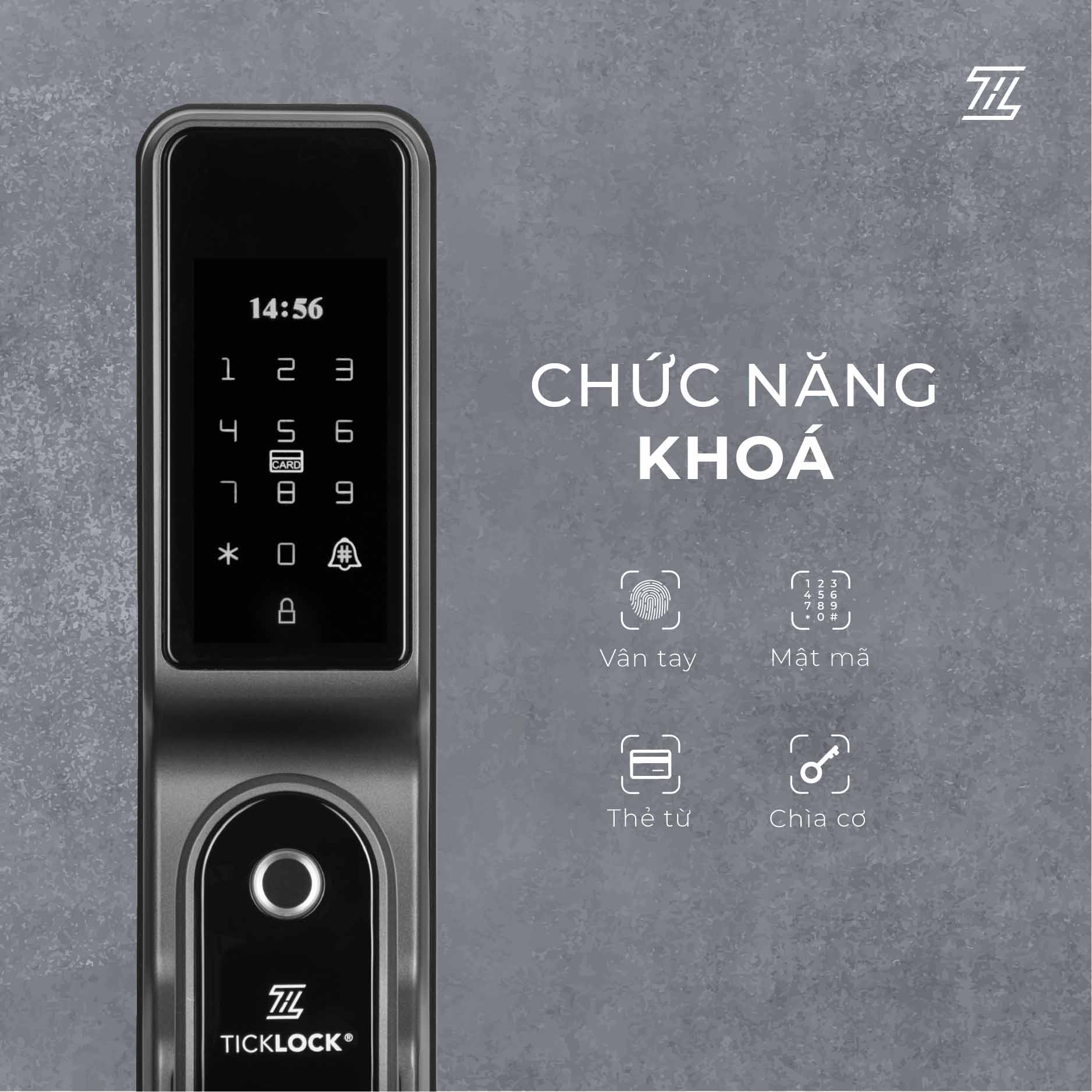 khóa cửa thông minh ticklock việt nam