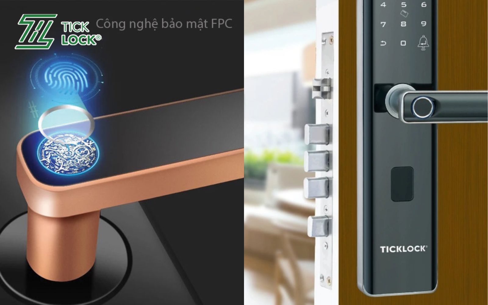 Khóa vân tay tiện lợi